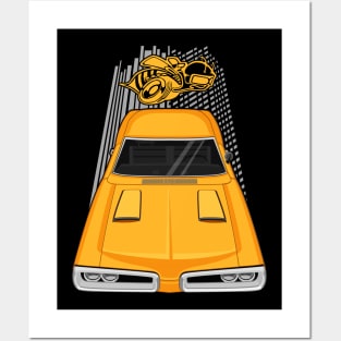 Dodge Coronet Super Bee 1970 - yellow Posters and Art